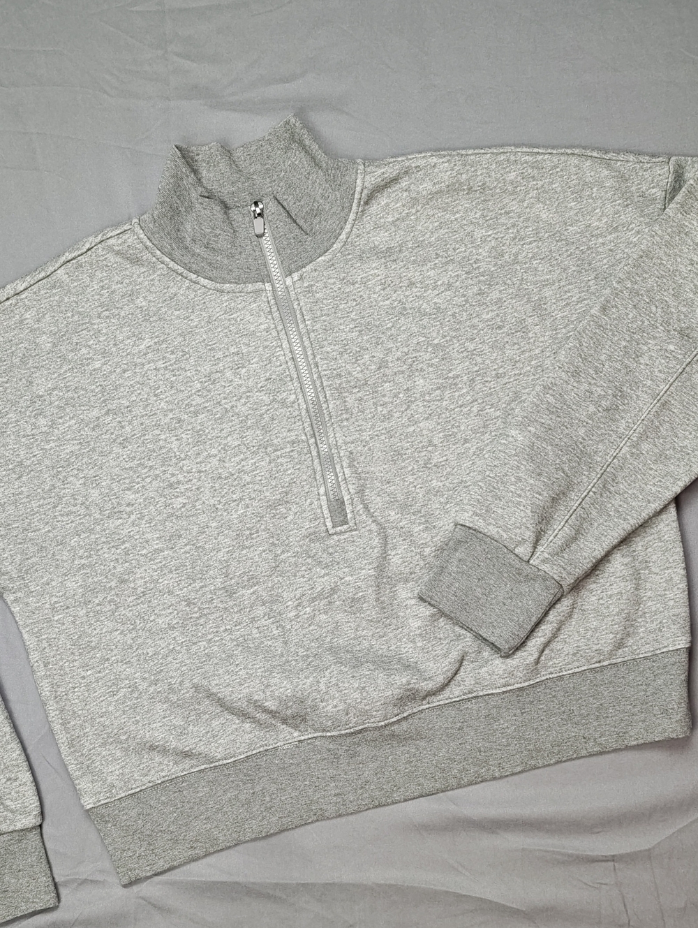 Fabletics Half-Zip Cropped Sweatshirt Women's Size Large NWOT